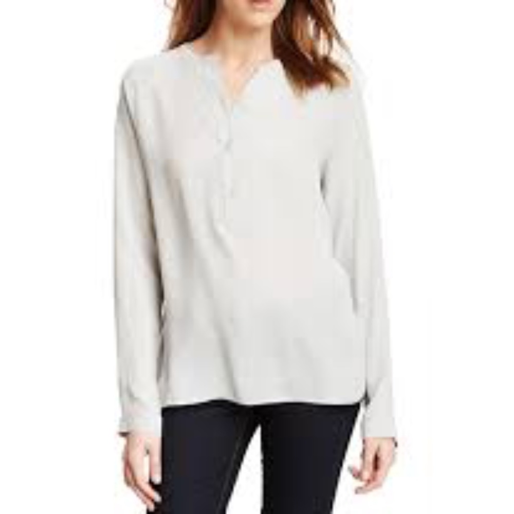 Vince Women's Blouse in Grey 100% Silk